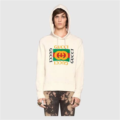 gucci hoodie streetwear|oversize sweatshirt with gucci print.